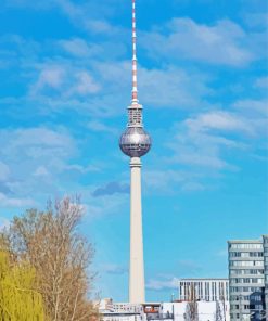 Berliner Fernsehturm View Diamond Painting