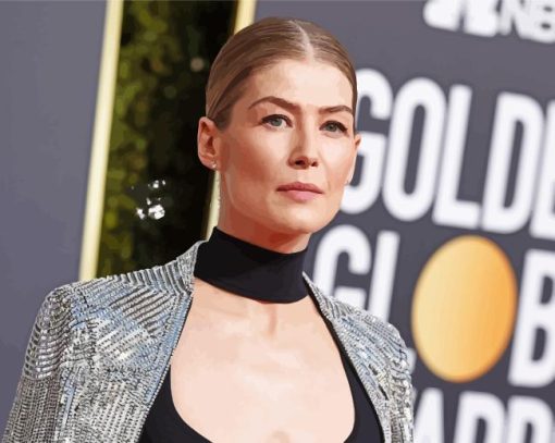 British Rosamund Pike Diamond Painting