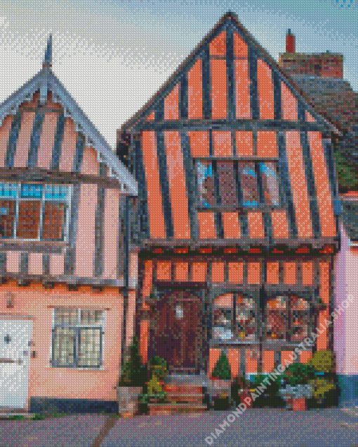 Crooked Houses Diamond Painting