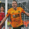 Diogo Jota Playing Football Diamond Painting