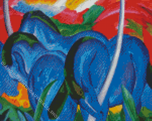 Franz Marc Blue Horses Diamond Painting