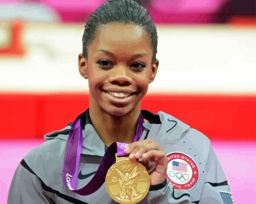 Gabrielle Douglas Diamond Painting