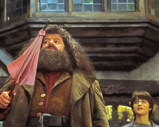 Hagrid And Harry Potter Diamond Painting