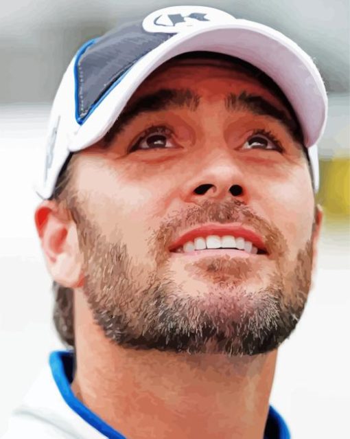 Jimmie Johnson Face Diamond Painting