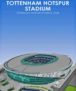 London Tottenham Hotspur Stadium Poster Diamond Painting