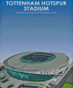 London Tottenham Hotspur Stadium Poster Diamond Painting