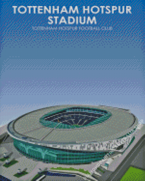 London Tottenham Hotspur Stadium Poster Diamond Painting