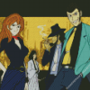 Lupin III Characters Manga Series Diamond Painting