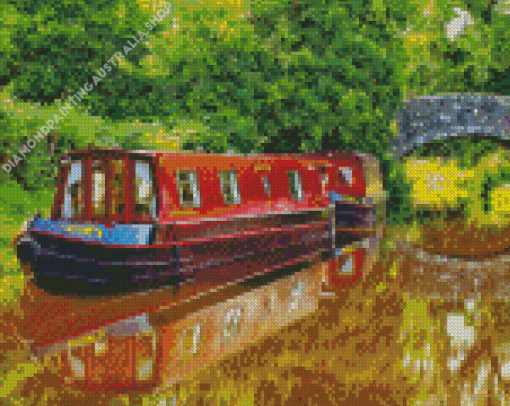 Narrow Boats Diamond Painting