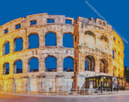 Pula Amphitheater Diamond Painting