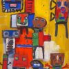 Questioning Children By Karel Appel Diamond Painting