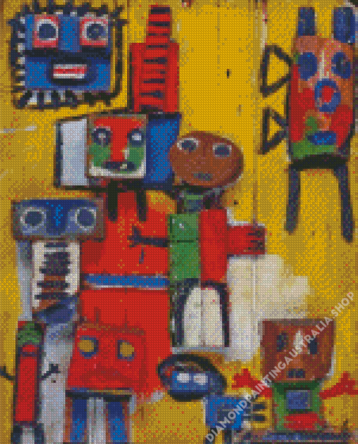 Questioning Children By Karel Appel Diamond Painting