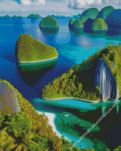 Raja Ampat Art Diamond Painting