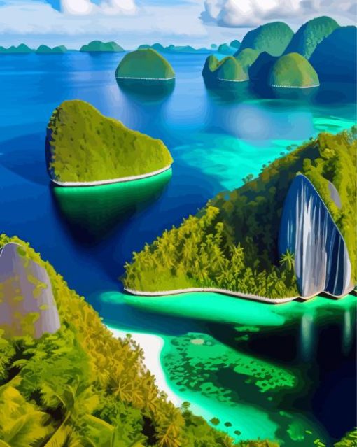 Raja Ampat Art Diamond Painting