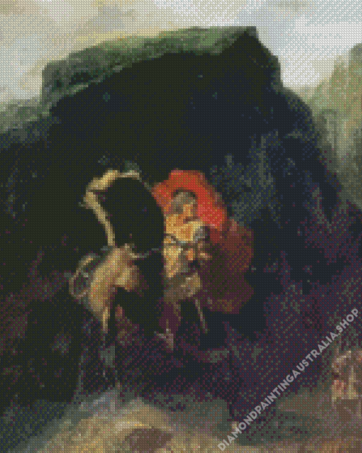 Roland at Roncesvalles By Odilon Redon Diamond Painting