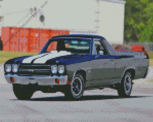 VSS El Camino Classic Car Diamond Painting