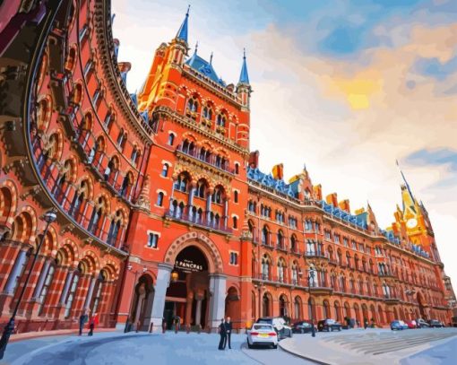 St Pancras Railway Station Diamond Painting