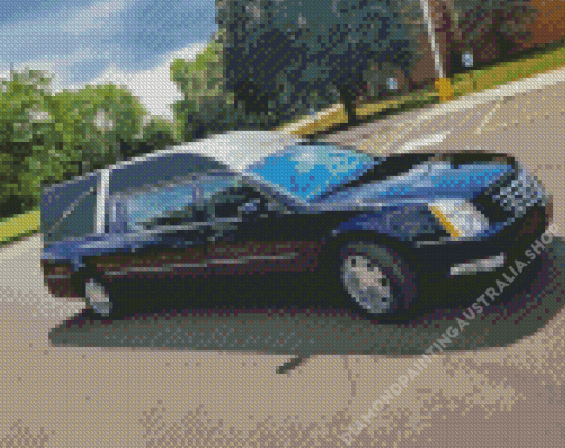 Black Hearse Car Diamond Painting