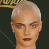 Cara Delevingne Bald Head Diamond Painting