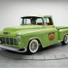 Green 1955 Chevy Pickup Truck Diamond Painting