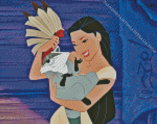 Meeko And Pocahontas Diamond Painting