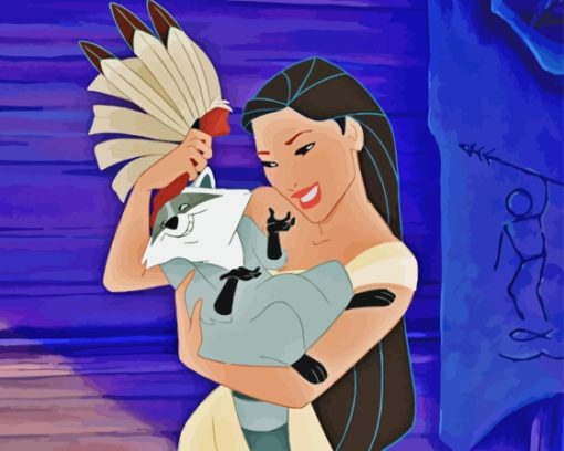 Meeko And Pocahontas Diamond Painting