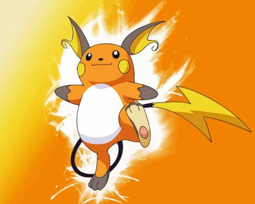 Pokemon Species Raichu Diamond Painting