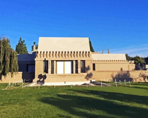 The Hollyhock House Diamond Painting