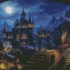 Drak Fantasy Castle Diamond Paintings