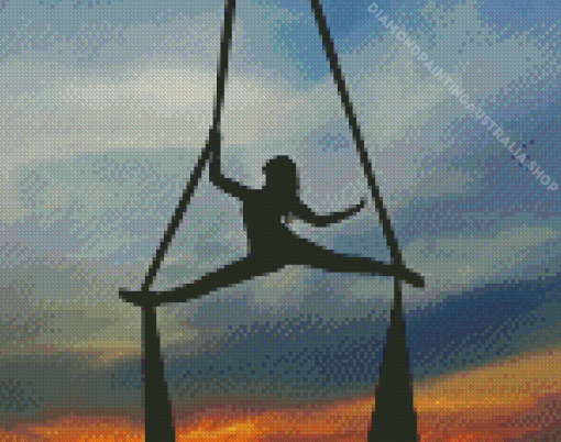 Dancer Silhouette Diamond Paintings