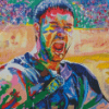 colorful Russell Crowe Diamond Paintings