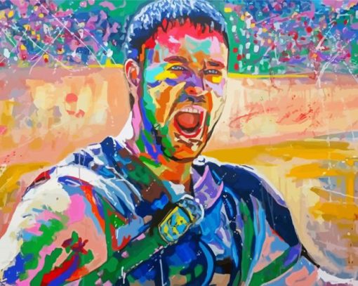 colorful Russell Crowe Diamond Paintings