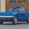 Blue Classic Lotus elan Diamond Paints