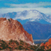 Pikes peak Colorado Diamond Paintings