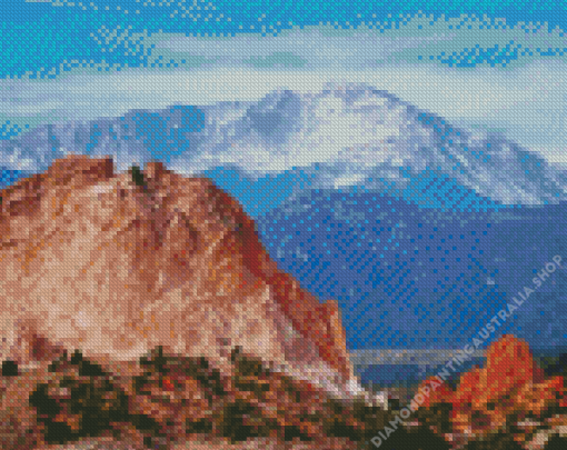 Pikes peak Colorado Diamond Paintings