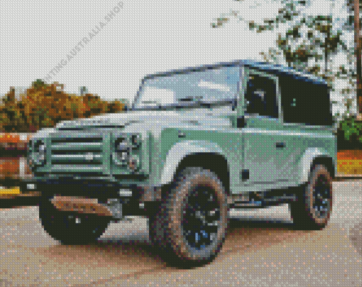 aesthetic Land rover defender 90 Diamond Paints