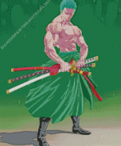 roronoa zoro art Diamond Paintings