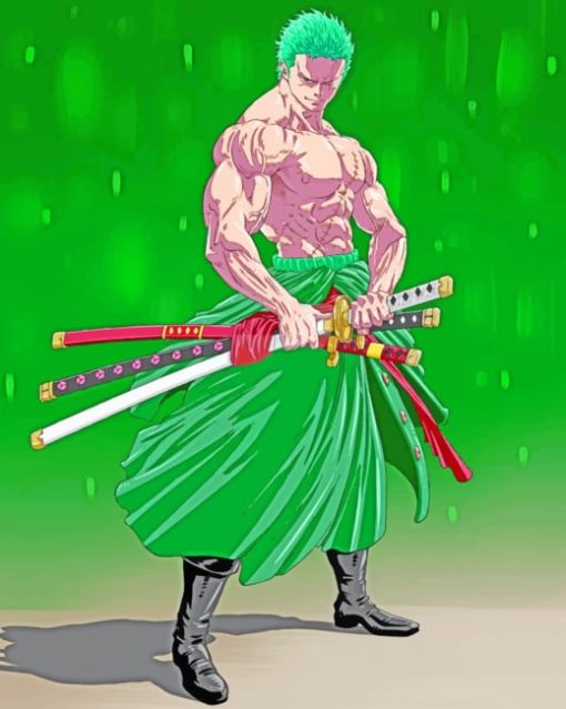 roronoa zoro art Diamond Paintings