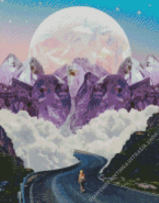 Crystal Mountain Road Diamond Painting