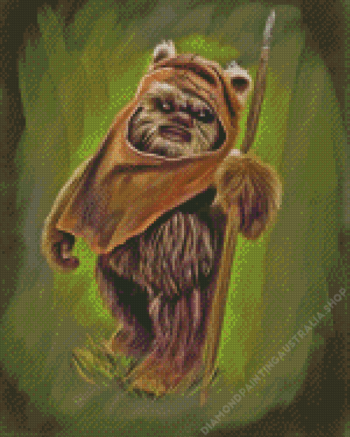 Ewok Diamond Painting