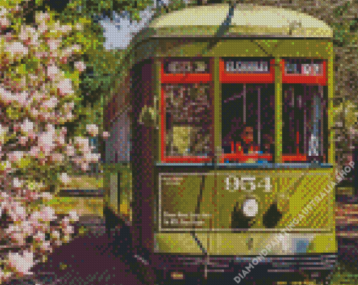 Charles St Streetcar Diamond Painting