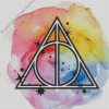 Colorful Deathly Hallows Diamond Painting