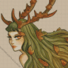 Forest Spirit Lady Diamond Painting