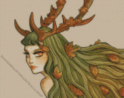 Forest Spirit Lady Diamond Painting