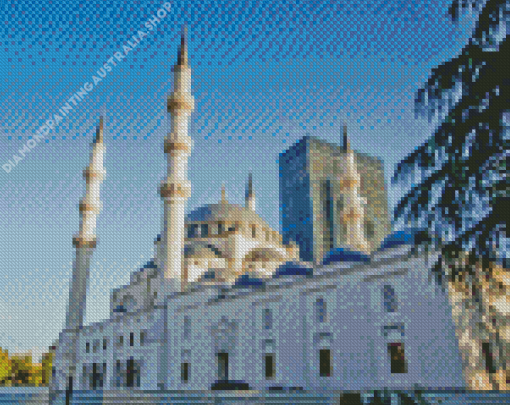 Grand Mosque of Tirana Diamond Painting