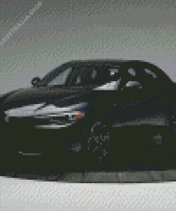 2022 Alfa Romeo Black Car Diamond Painting