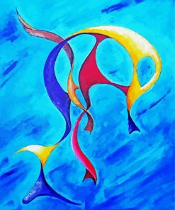 Abstract Dolphin Art Diamond Painting