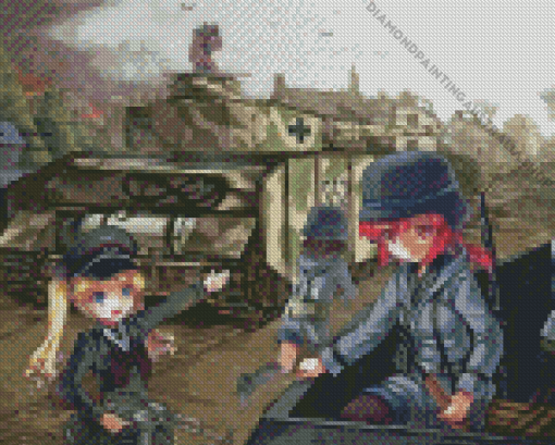 Anime Tank Diamond Painting