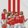 Arsenal Players Art Diamond Painting