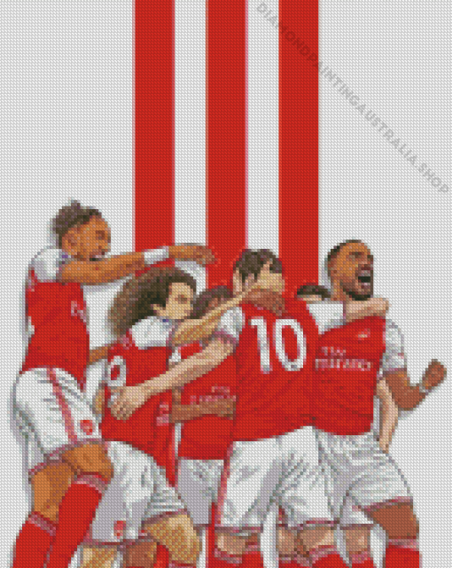 Arsenal Players Art Diamond Painting